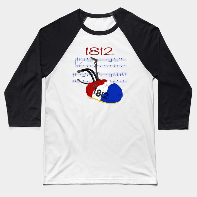 1812 Baseball T-Shirt by spritelady